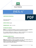 Surfactante penetrante INEX-A hoja técnica