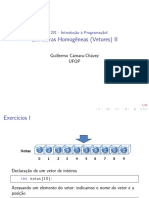 Vetores e Matrizes Basicas