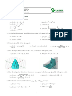 TALLER #7 Functions of Several Variables