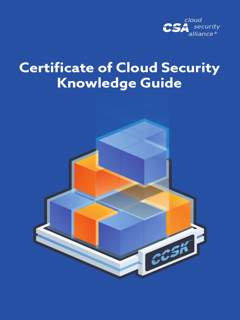Certificate of Cloud Security Knowledge Guide | PDF | Cloud Computing ...