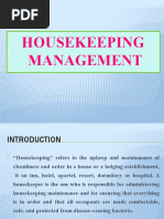Module 4 HOUSE KEEPING Report | PDF | Housekeeping | Linens