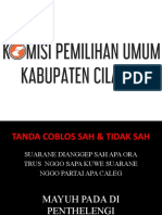 Sah Tidak Sah Tanda Coblos Pemilu Serentak 2019