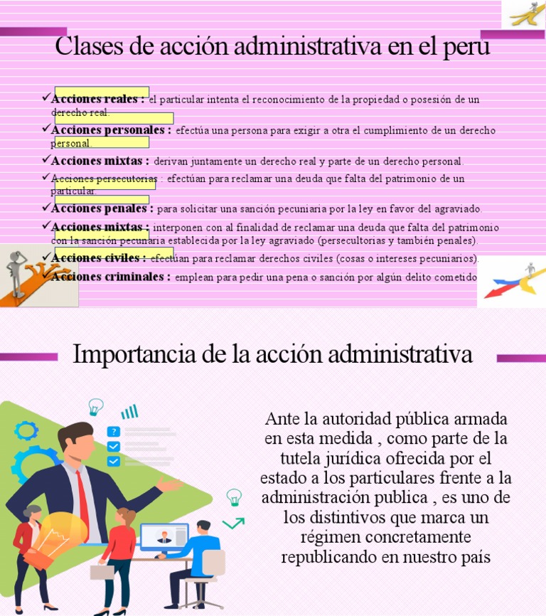Clases de Acción Administrativa en El Perú PDF