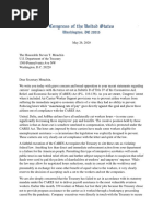 05262020_Treasury Letter - Airline COVID Furloughs Final w Signatures