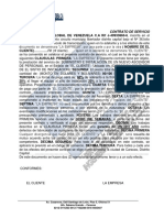 Modelo de Contrato de Servicio PDF