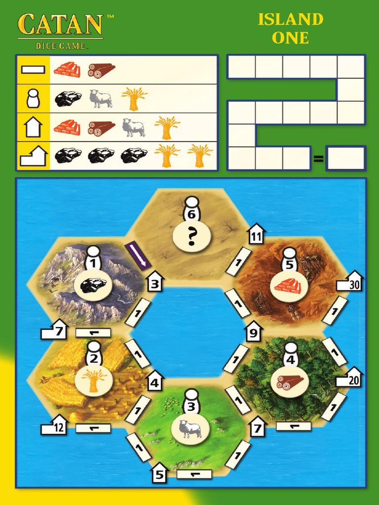 Catan Dice Game Sheets | PDF