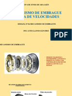 Mecanismo de Embrague y Caja de Velocidades