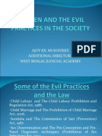 Presentation On Women and The Evil Practices in Society