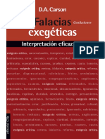 D.A. Carson Falacias Exegeticas