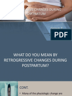 Retrogressive Changes During Postpartum