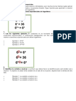 Cómo resolver ecuaciones exponenciales