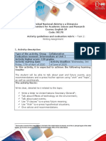 Activity guide and evaluation rubric - Task 2 - Writing assignment - Production.pdf