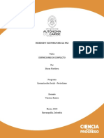 Taller sobre definiciones de conflicto