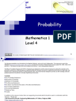 Probability: Mathematics 1 Level 4
