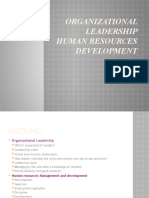 Organizational Leadership Human Resources Development