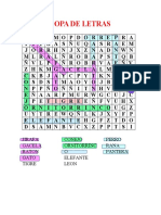 Sopa de Letras