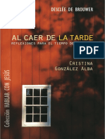 Al Caer de La Tarde - Reflexiones para El Tiempo de Adviento - Cristina GONZÁLEZ ALBA PDF