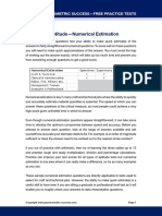 Numerical Aptitude - Numerical Estimation - Questions PDF