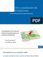 Distribución y Localización de Instalaciones: Víctor Manuel Del Castillo Miranda