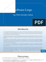 Software Lingo: Ing. Pedro González Cabeza