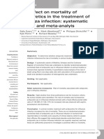 The Effect On Mortality of Antipyretics in The Treatment of Influenza Infection: Systematic Review and Meta-Analyis