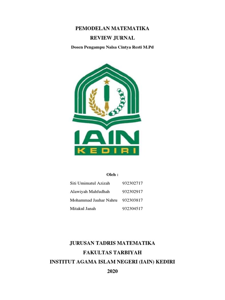 Jurnal Pemodelan Dan Simulasi
