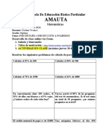 Desarrollo de clases 26 y 28 de mayo. Matemáticas. SÉPTIMO