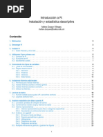 Manual de R | PDF | R (lenguaje de programación) | Software libre