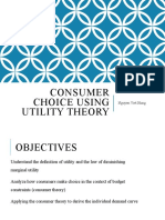 5-Consumer Choice Using Utility Theory