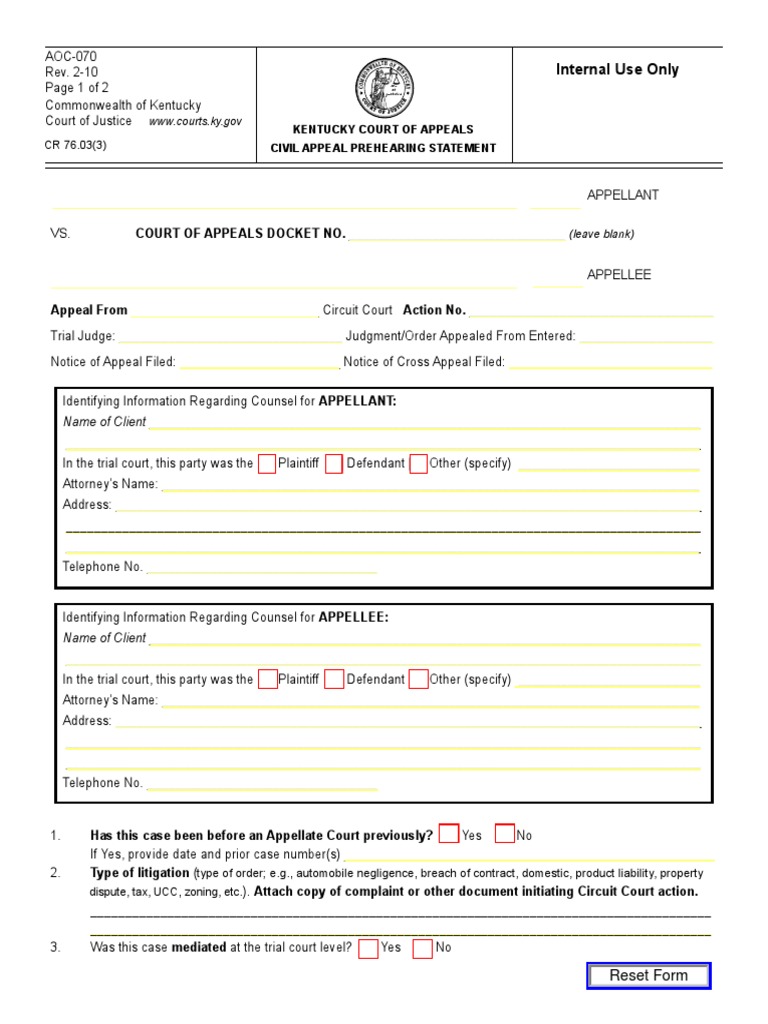 Aoc 070 PDF PDF Virginia Circuit Court Courts