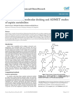 Thermochemical Molecular Docking and ADMET Studies