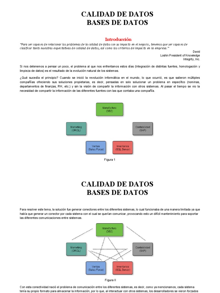 Criterios para la Calidad de Datos | PDF | Bases de datos | Datos