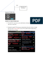 Steps To Use Ip Webcam: Image For IP WEB CAM