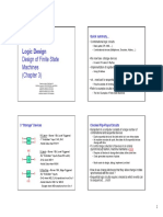 Logic Design: Design of Finite State Machines (Chapter 3)