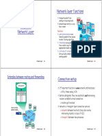 Network Layer Functions: Interplay Between Routing and Forwarding