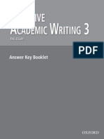 Effective Academic Writing 3 Answer Keys PDF