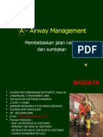A - Airway Management: Membebaskan Jalan Nafas Dari Sumbatan