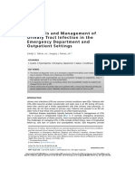 Diagnosis and Management of Urinary Tract Infection in The Emergency Department and Outpatient Settings PDF