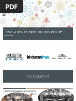 Innovation in Print Media Organization