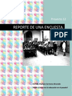 Reporte de Encuesta