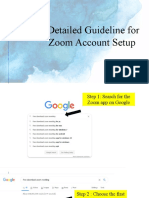 Detailed Guideline For Zoom Setup Presentation-1