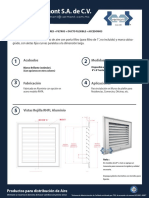 Ficha Tecnica Rejilla Lineal PDF