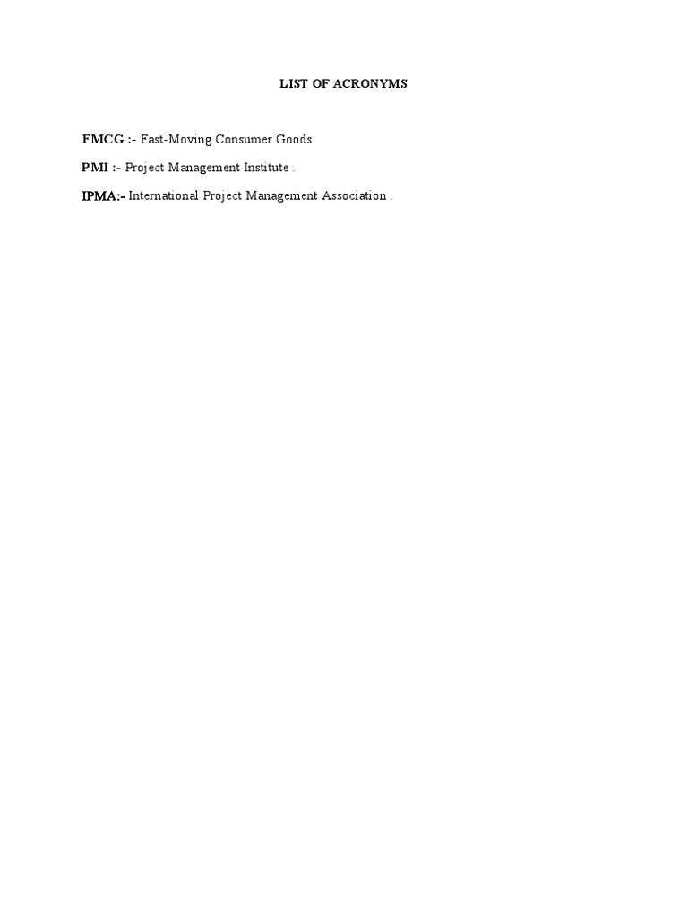 Product Management Acronyms List | PDF | Business | Computers