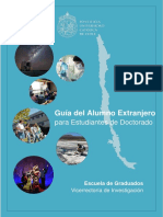 Guia Del Alumno Extranjero para Estudiantes de Doctorado (2020)