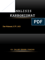 Kuliah 1. Analisis Karbohidrat