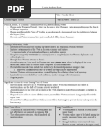 Download Leader Analysis Sheet Peter by Malden Blue And Gold SN46319288 doc pdf