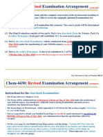 Chem-4430 - Revised Exam Arrangement - 2020-04-21-1 PDF