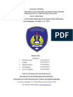 Kelompok 4 Analisis Artikel Miskonsepsi Siswa SMP Pada Materi Bentuk Aljabar