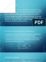 Generación eléctrica trifásica y análisis de potencia monofásica y trifásica