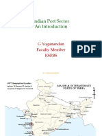 Indian Port Sector An Introduction: G Yoganandan Faculty Member Ksrbs